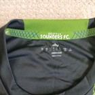 Adidas 2013 Seattle Sounders Fc Gray Soccer Jersey Mls Mens Large Climacool