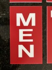 Theatre Style Vinyl Acrylic Men Ladies Panel Backlight Sign Panels 
