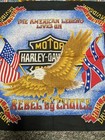 Vintage Harley Davidson American Eagle   Flags Bandana Made In Usa