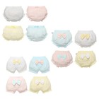 4 Pack Baby Girls Cotton Bloomers Breathable Underwear Undies Briefs Panties Set