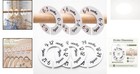 6 Count Baby Clothes Size Dividers - Fits 1 625   Rods  Easy Identification