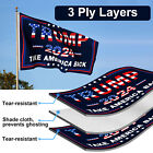 3x5ft Double Sided 3 Ply Trump 2024 Flag Take America Back Indoor Outdoor Banner