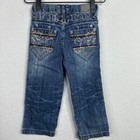 Enyce Pants Boys 3t Blue Faded Wash Retro Y2k Embroidered Hip Hop Denim Jeans