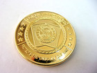 Ladies Pair Of Queens  Gold Poker Card Protector Coin New