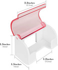 2 Pack Razor Holder With Cover For Shower Wall  Self Adhesive Razor Stand Shaver