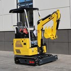 1 8t Mini Excavator Kubota D722 Diesel Engine  Side Swing   Extendable Tracks