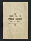 1880s Antique E l    M e  Ludden Millinery Jay Bridge Me Store Wrap Paper 17 5 