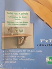 Wood Specialties Solid Pine Wood Corbels 7 x7  Shelves Set Of 2 New