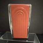 Homer Laughlin Fiesta Tabletop Metal Napkin Dispenser Holder Persimmon 