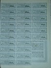 1899 Moscow Central Electric Co Russia Stock Certificate 500 Francs