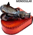 Antique R   J Beck London 1857 Brass Nautical Monocular Telescope