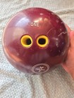 Vintage  hammer  Burgundy Bowling Ball  16lb  With Cleaning Bag