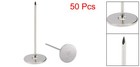 50pcs Upholstery Nails Tacks Flat Head Furniture Nails Silver Tone 18mmx50mm