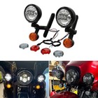 2x Led Spot Fog Light Turn Signal Assembly Fit For Harley Street Glide 1994-2023