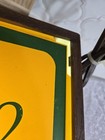 Vintage 1970s 7-up Soda Pop 18    Medallion Illuminated Clock Sign Works