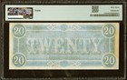 T-67  20 1864 Confederate States Currency Banknote Civil War Confederacy Pmg 63