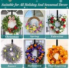 Hoosun Wreath Hangers For Front Door 12  Wreath Hook Holder over The Door Hanger