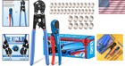 2-in-1 Pex Crimping Tool Kit Stainless Steel Clamps Pipe Cutter Plumbing
