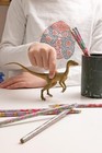 Papo - Hand-painted - Dinosaurs - Compsognathus - 55072 - Collectible 