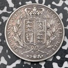 1844 Great Britian Victoria 1 Crown Lot jm2217 Large Silver 