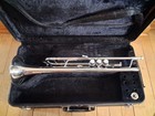 Vintage Bach Stradivarius Large Bore Trumpet Silver Plated W  Case Read  
