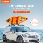 Vevor Kayak Roof Rack 1 Pair Soft Roof Rack Carrier For Kayak Surfboard Car Suv