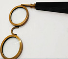 Brass Handheld Magnifier  Creative Co-op Lorgnette Magnifying Glasses - Old Fash