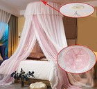 Bed Canopy Princess For Girls bed Canopy Curtain Double Layer Sheer Mesh 