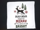 Christmas Sayings Dish Towel  12x12  Free Ship  Hand  Tea Towel  Bath  Choice