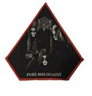 Immortal Pure Holocaust Diamond Red Border Woven Patch