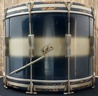  58 Ludwig Transition Badge 22 x14  Blue silver Duco Nickel Club Date Bass Drum