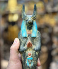 Unique Anubis Statue God Of Afterlife Authentic Ancient Egyptian Antiquities Bc