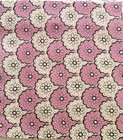 Vintage 1930 s-40 s Feedsack Fabric Lavender   White Flowers  9x10 