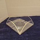 Acrylic Lucite 7 Piece Coasters With Tray Mcm Clear Bar Ware