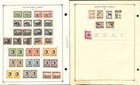 South West Africa Stamp Collection On 12 Scott International Pg  1923-1973  bd 