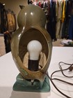 Vintage Ceramic Usa Owl Tv Lamp 