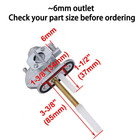 Oil Fuel Tank Switch Valve Kit Fit For Kawasaki Ninja 500 87-96 Ninja 900 84-86