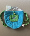 Ganz Webkinz Blue   Green Plush Pet Carrier Knapsack  Feature Code Inside   New 