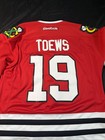 Chicago Blackhawks Jonathan Toews  19 Authentic Reebok Size Medium See Desc