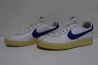 Nike Bruin Leather White X Blue Us5 Made In Korea 80s Vintage Sneakers