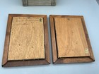Vintage Early American 3d Framed Wall Art  Set Of 2  Japan  1968