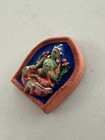Mongolian Tibetan Buddhist Small Handmade Clay Tsa Tsa Of  Green Tara