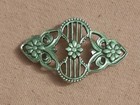Vintage Silver Tone Victorian Style Floral Flower Brooch Lapel Pin Flowers