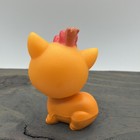Littlest Pet Shop  3566 Orange Persian Cat Blue Eyes Red Bow Loose Figure Rare