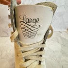 Lange Canstar Figure Skates Womens White Size 6 Ice Boots Blades From Italy