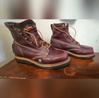 Limited Edition Black Sole Thorogood American Heritage 6  Moc Toe Work Boots