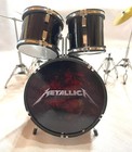Metallica   1 - Miniature Drum   Guitar Set - Diorama - Memorabilia Collectibles