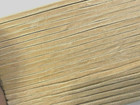 Vintage Silk Velvet Ribbon 1 4  Ivory  Almond 1yd Double Sided Made In France