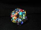 48 Ct  Rainbow Color Hexagon Cut Natural Mystic Topaz Certified Gemstone