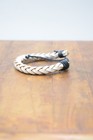 Bracelet Leather White Woven  Round Tie Bracelet